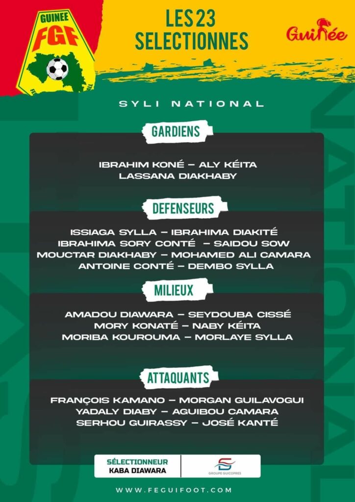 Article : À la Une de l’actualité, le match amical opposant la Guinée à l&rsquo;Égypte et au Brésil