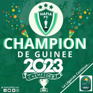 Article : À la Une de l’actualité, le Hafia FC, sacré champion de Guinée